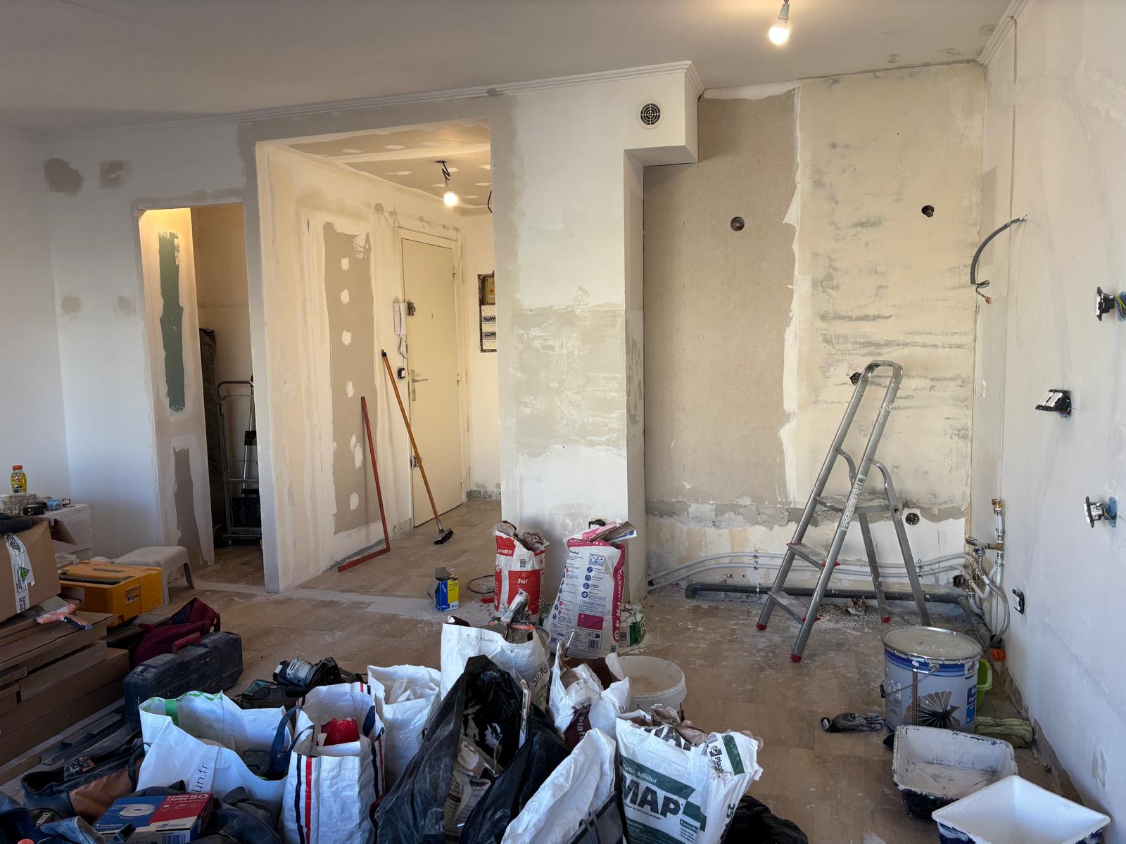 Studio Antibes avant travaux